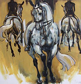 rosemary parcell nz equestrian paintings